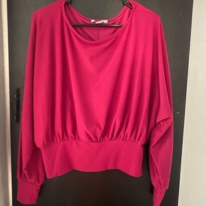 Long sleeve crop top